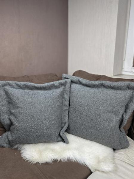 Teddy Boucle Kodiak Dunkelgrau von Swafing